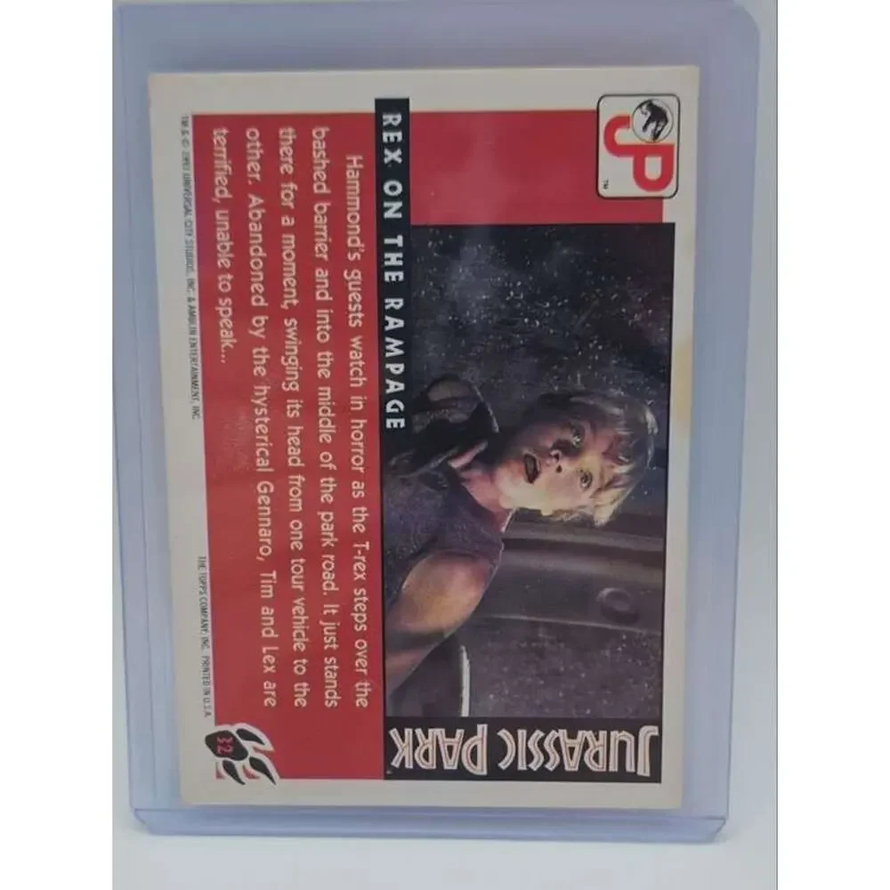 1993 Dynamic Marketing Jurassic Park #41 T-Rex Breaks The Barrier Card